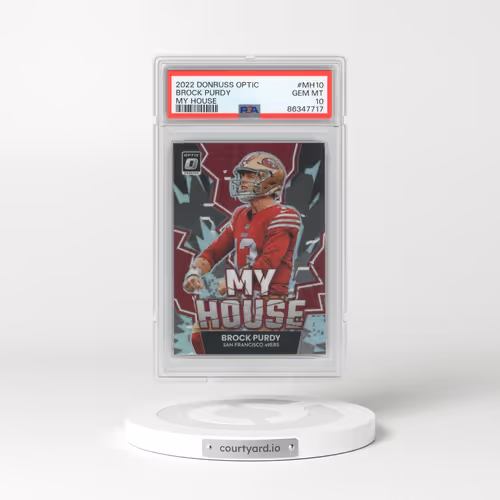 2022 Panini Donruss Optic My House #MH10 Brock Purdy (PSA 10 GEM MINT)