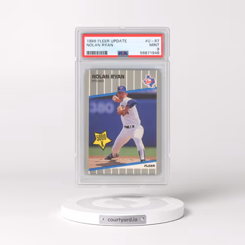 1989 Fleer Update #U-67 Nolan Ryan (PSA 9 MINT)