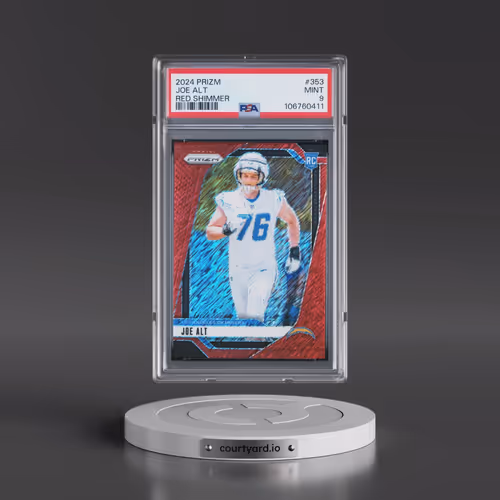2024 Panini Prizm #353 Joe Alt - Red Shimmer (PSA 9 MINT)