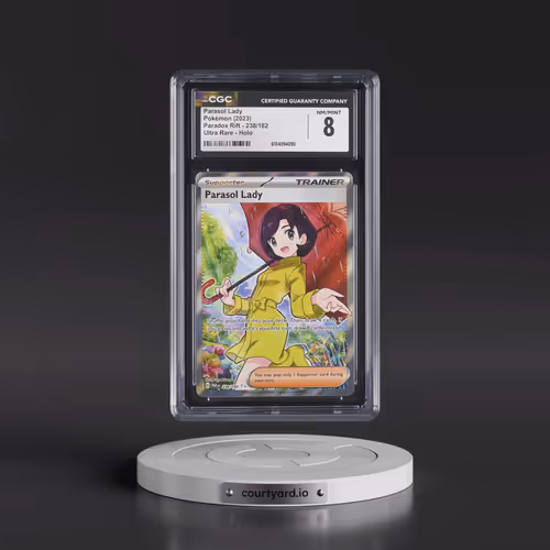 2023 Paradox Rift - PAR EN #238/182 Parasol Lady - Ultra Rare Holo (CGC 8 NM-MT)