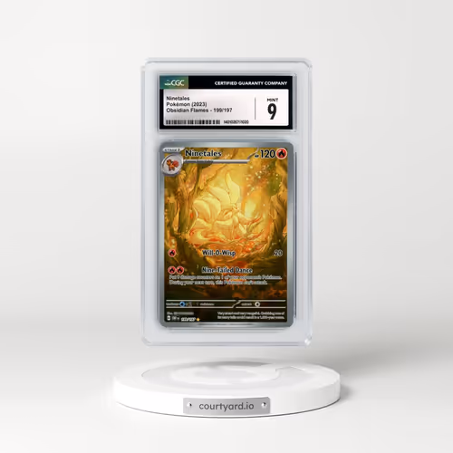 2023 Obsidian Flames - OBF EN #199/197 Ninetales - Illustration Rare (CGC 9 MINT)