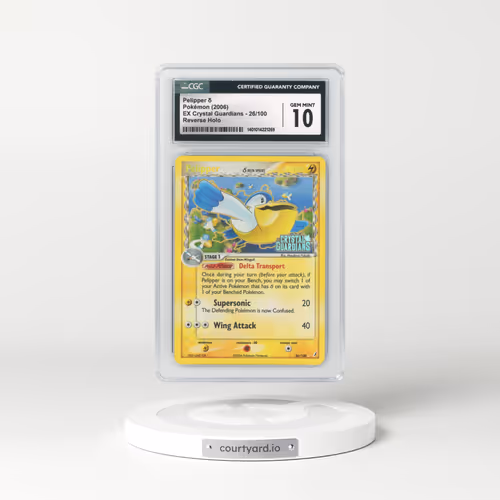 2006 EX Crystal Guardians #26 Pelipper - Holo (CGC 10 GEM MINT)