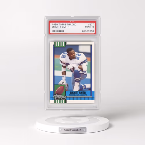 1990 Topps Traded #27T Emmitt Smith (PSA 9 MINT)