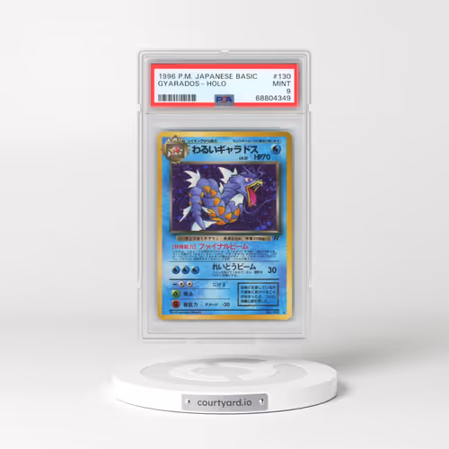 1996 Pokémon Basic #130 Gyarados - Holo (PSA 9 MINT)