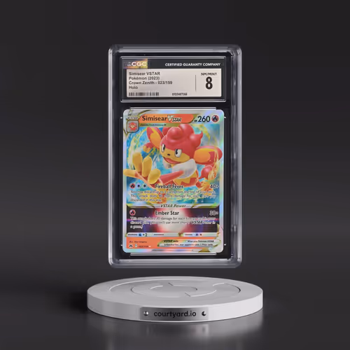 2023 Crown Zenith #023/159 Simisear VSTAR - Holo (CGC 8 NM-MT)