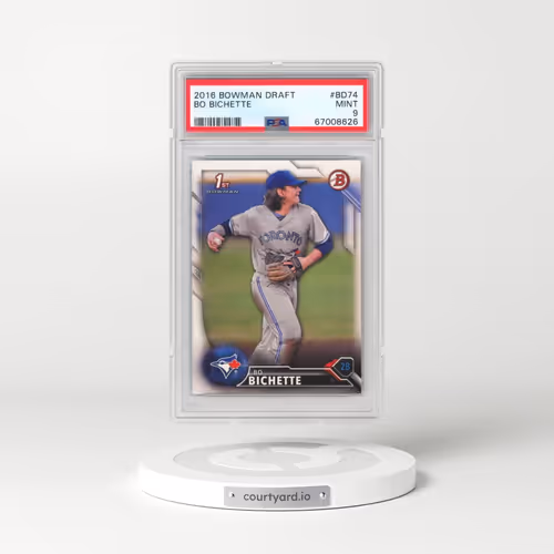 2016 Bowman Draft #BD74 Bo Bichette (PSA 9 MINT)