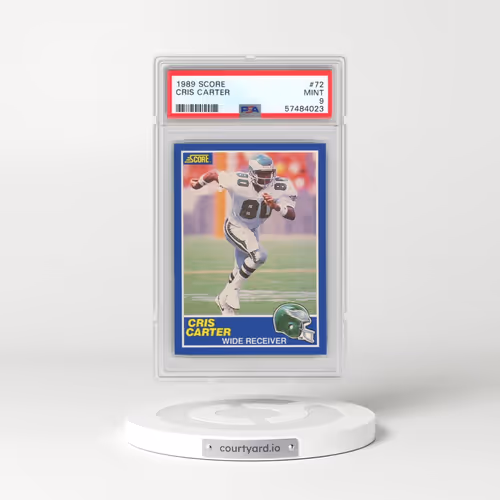 1989 Score #72 Cris Carter (PSA 9 MINT)
