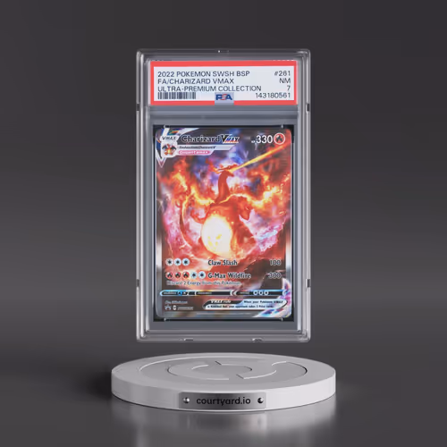 2022 Pokémon Swsh Black Star Promo #261 Charizard Vmax - Full Art Sword & Shield Ultra-Premium Colle