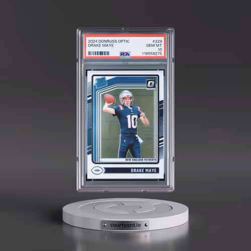 2024 Panini Donruss Optic #229 Drake Maye (PSA 10 GEM MINT)