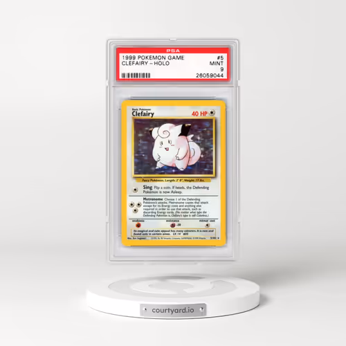 1999 Pokémon Game #5 Clefairy - Holo (PSA 9 MINT)