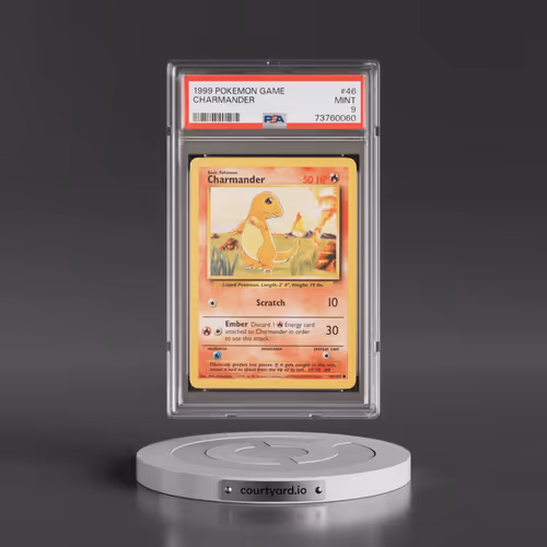 1999 Pokémon Game #46 Charmander (PSA 9 MINT)