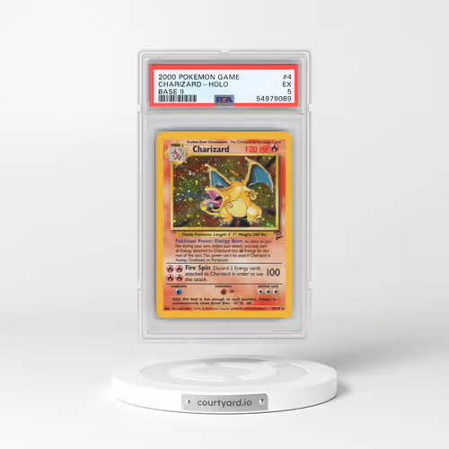 2000 Pokémon Game Base II #4 Charizard - Holo (PSA 5 EX)