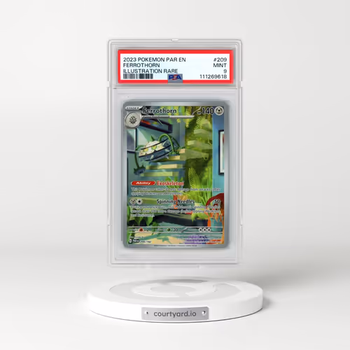 2023 Pokémon Par EN-Paradox Rift #209 Ferrothorn - Illustration Rare (PSA 9 MINT)