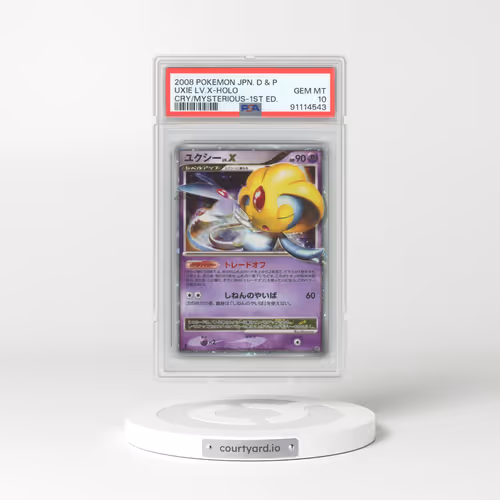 2008 Pokémon Diamond & Pearl Cry From the Mysterious Uxie LV.X - 1st Edition Holo (PSA 10 GEM MINT)