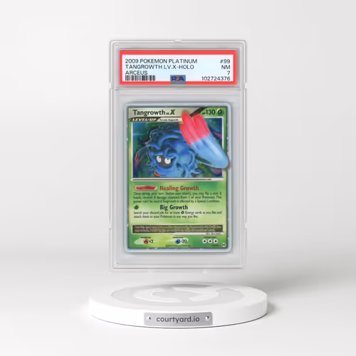 2009 Pokémon Platinum Arceus #99 Tangrowth LV.X - Holo (PSA 7 NM)