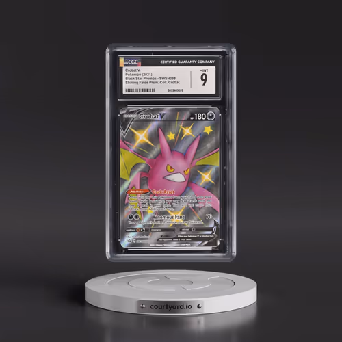 2017 Black Star Promos - Sword & Shield #SWSH098 Crobat V - Holo Shining Fates Premium Collection -