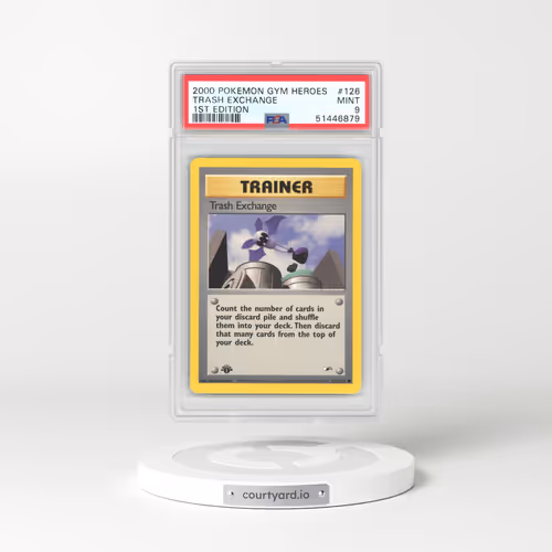 2000 Gym Heroes #126 Trash Exchange - 1st Edition (PSA 9 MINT)