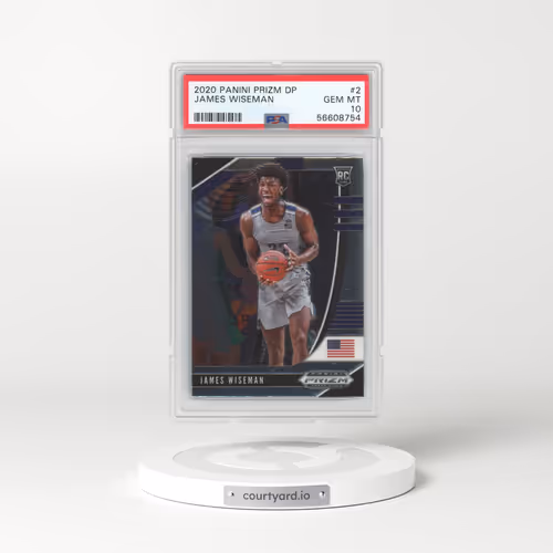 2020 Panini Prizm Draft Picks #2 James Wiseman (PSA 10 GEM MINT)