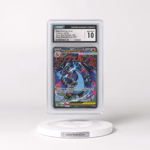 2025 Black Star Promos - Mega Evolution MEP EN #023 Mega Charizard X ex - Mega Charizard X ex Ultra
