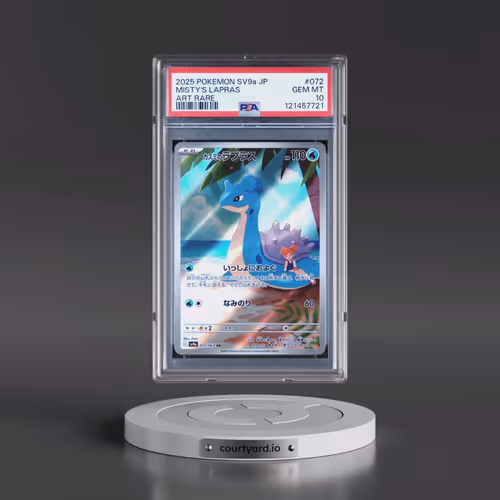 2025 Pokémon Sv9a-Heat Wave Arena #072 Misty's Lapras - Art Rare (PSA 10 GEM MINT)