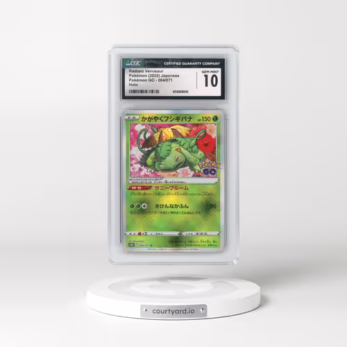 2022 Pokémon GO #004/071 Radiant Venusaur - Holo (CGC 10 GEM MINT)