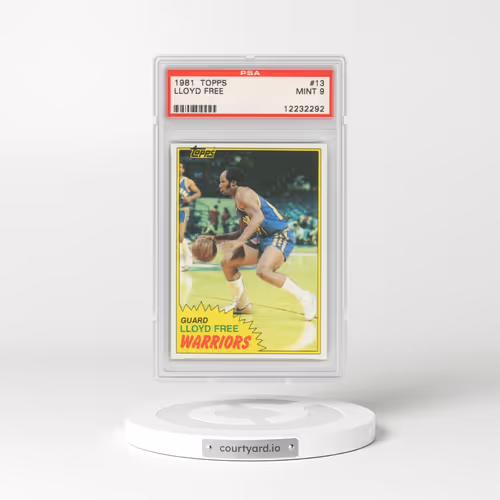 1981 Topps #13 Lloyd Free (PSA 9 MINT)