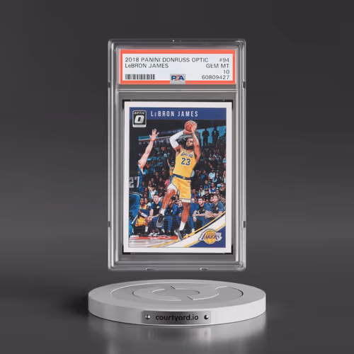 2018 Panini Donruss Optic #94 LeBron James (PSA 10 GEM MINT)