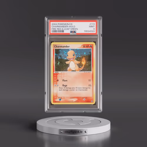 2004 Pokémon EX Fire Red & Leaf Green #113 Charmander - Holo (PSA 9 MINT)