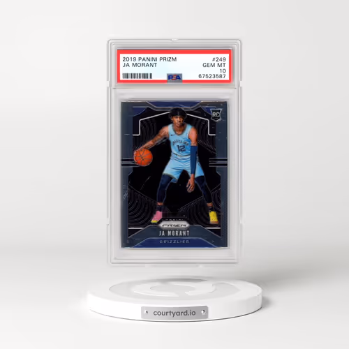 2019 Panini Prizm #249 Ja Morant (PSA 10 GEM MINT)