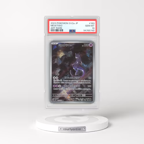 2023 Pokémon Sv2a-Pokemon 151 #183 Mewtwo - Art Rare (PSA 10 GEM MINT)