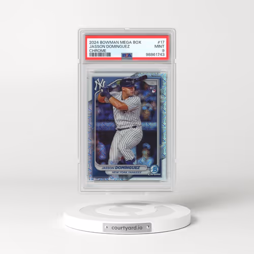 2024 Bowman Mega Box Chrome #17 Jasson Dominguez (PSA 9 MINT)