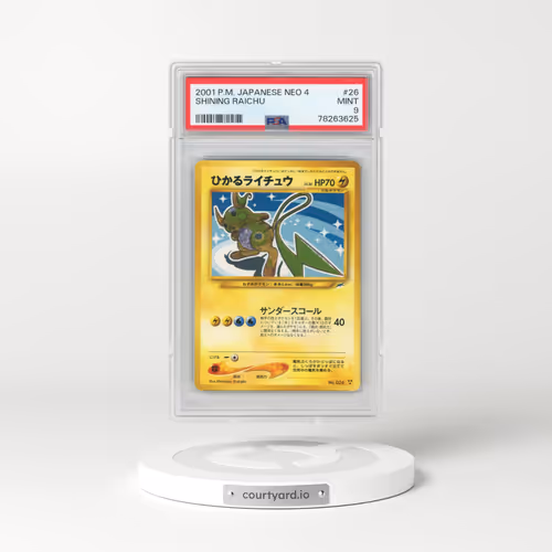 2001 Pokémon Neo 4 #26 Shining Raichu - Holo (PSA 9 MINT)
