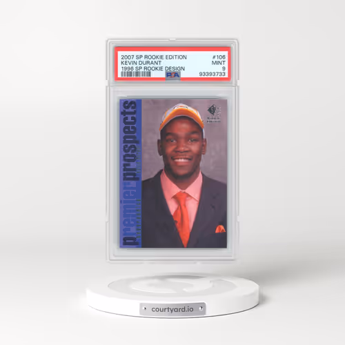 2007 SP Rookie Edition #106 Kevin Durant - 1996 SP Rookie Design (PSA 9 MINT)