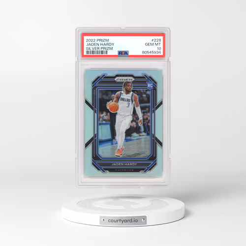 2022 Panini Prizm #226 Jaden Hardy - Silver Prizm (PSA 10 GEM MINT)