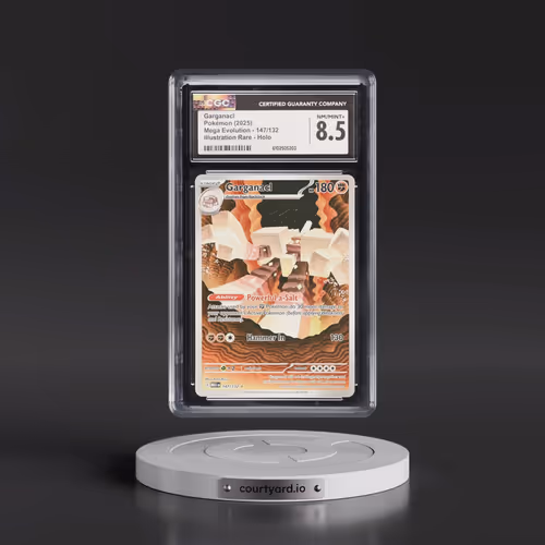 2025 Mega Evolution - MEG EN #147/132 Garganacl - Illustration Rare Holo (CGC 8.5 NM-MT+)