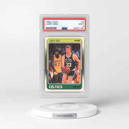 1988 Fleer #9 Larry Bird (PSA 9 MINT)