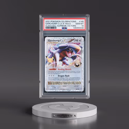 2021 Pokémon Celebrations Classic Collection #145 Garchomp C LV.X - Holo (PSA 10 GEM MINT)