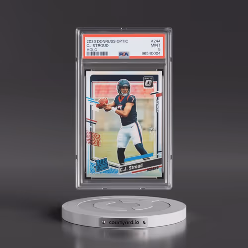2023 Panini Donruss Optic #244 CJ Stroud - Holo (PSA 9 MINT)