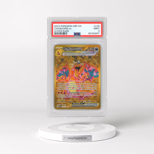 2023 Pokémon Obf EN-Obsidian Flames #228 Charizard EX - Holo Hyper Rare (PSA 9 MINT)