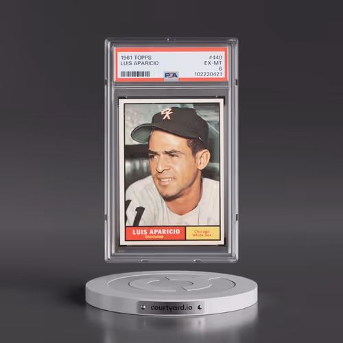 1961 Topps #440 Luis Aparicio (PSA 6 EX-MT)