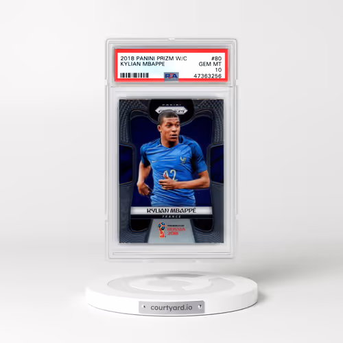 2018 Panini Prizm World Cup #80 Kylian Mbappe (PSA 10 GEM MINT)