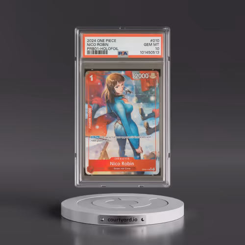 2024 One Piece PRB01-Premium Booster -One Piece Card the Best #010 Nico Robin - Holofoil (PSA 10 GEM