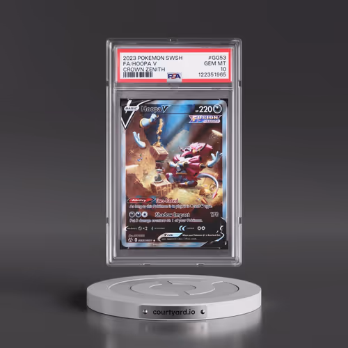 2023 Pokémon Sword and Shield Crown Zenith #GG53 Hoopa V - Holo Full Art (PSA 10 GEM MINT)