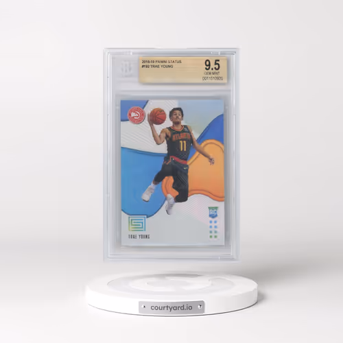 2018 Panini Status #192 Trae Young (BGS 9.5 GEM MINT)