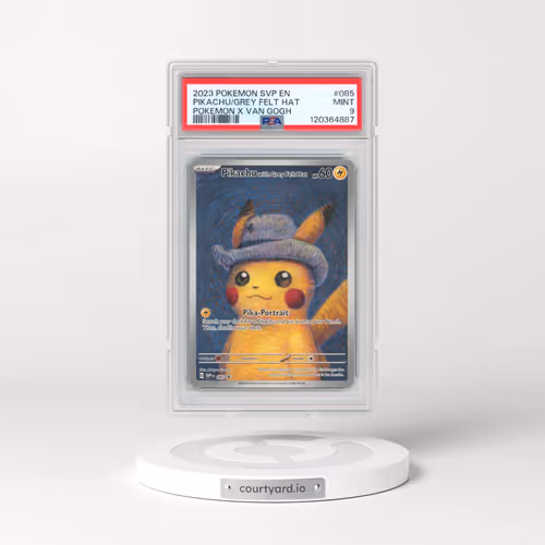 2023 Pokémon Svp EN-SV Black Star Promo #085 Pikachu With Grey Felt Hat - Pokemon X Van Gogh (PSA 9