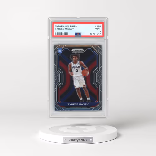 2020 Panini Prizm #256 Tyrese Maxey (PSA 9 MINT)