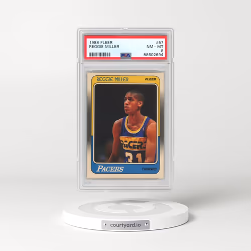 1988 Fleer #57 Reggie Miller (PSA 8 NM-MT)
