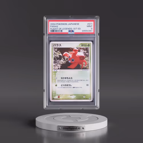 2004 Pokémon Flight of Legends #011 Paras - 1st Edition (PSA 9 MINT)