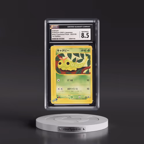 2001 Base Expansion Pack #003/128 Caterpie - 1st Edition (CGC 8.5 NM-MT+)