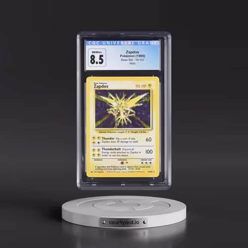 1999 Base Set #16/102 Zapdos - Holo (CGC 8.5 NM-MT+)